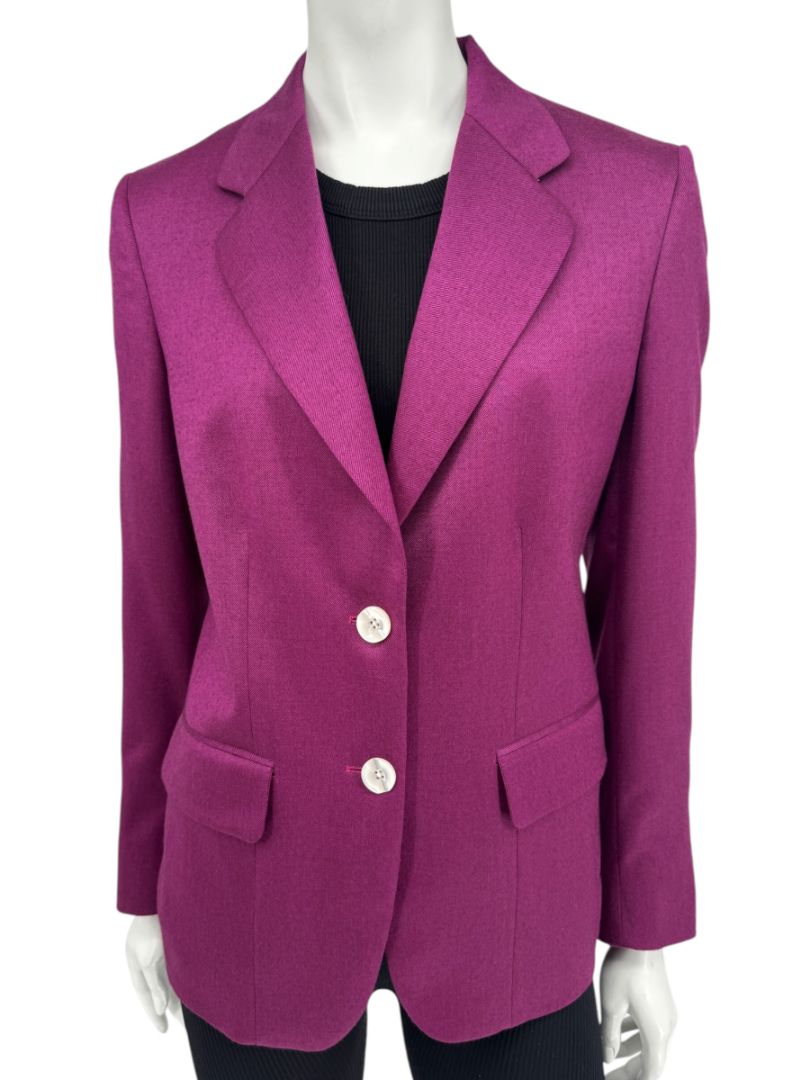 Royal Classic Holland & Sherry Fuchsia Wool Blazer – Medium