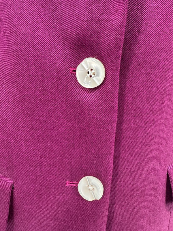 Royal Classic Holland & Sherry Fuchsia Wool Blazer – Medium
