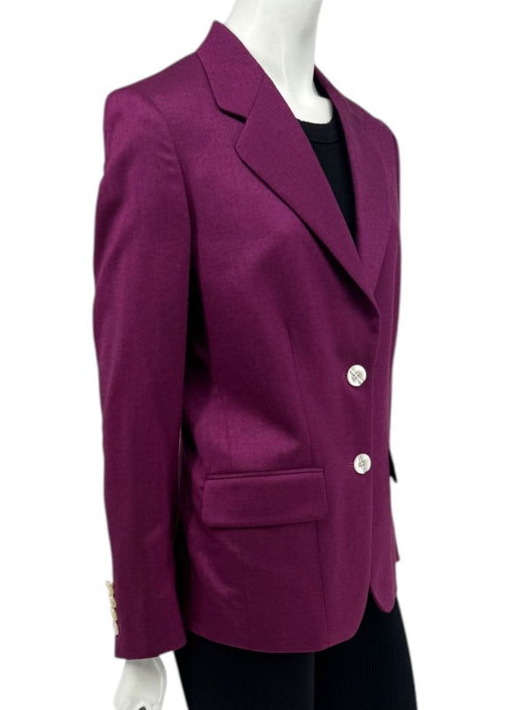 Royal Classic Holland & Sherry Fuchsia Wool Blazer – Medium