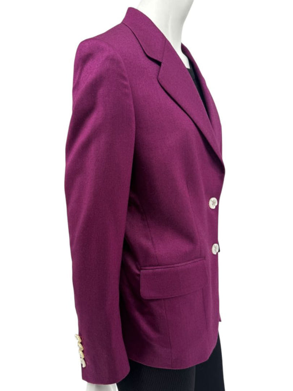 Royal Classic Holland & Sherry Fuchsia Wool Blazer – Medium