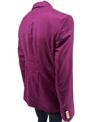 Royal Classic Holland & Sherry Fuchsia Wool Blazer – Medium