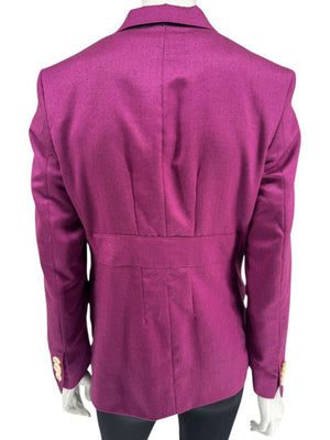 Royal Classic Holland & Sherry Fuchsia Wool Blazer – Medium