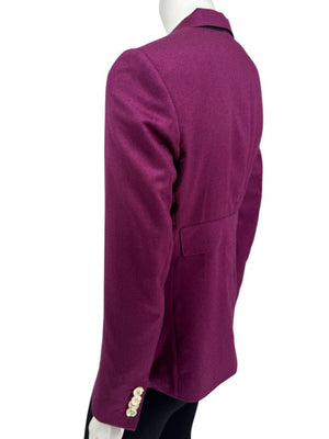 Royal Classic Holland & Sherry Fuchsia Wool Blazer – Medium