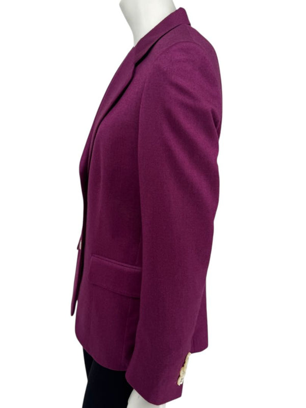 Royal Classic Holland & Sherry Fuchsia Wool Blazer – Medium