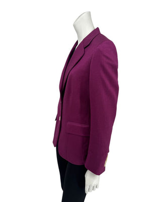 Royal Classic Holland & Sherry Fuchsia Wool Blazer – Medium