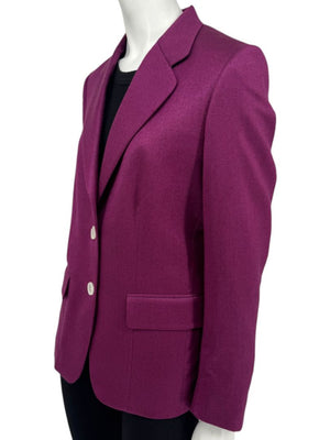 Royal Classic Holland & Sherry Fuchsia Wool Blazer – Medium