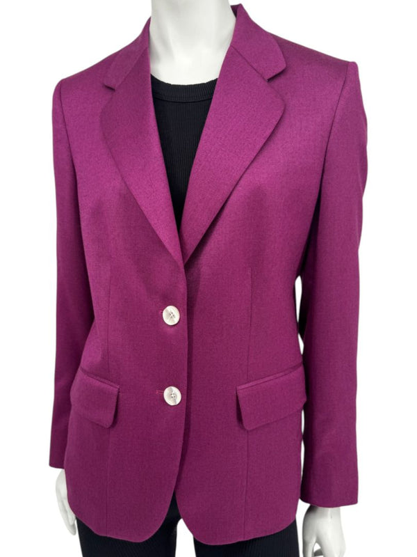 Royal Classic Holland & Sherry Fuchsia Wool Blazer – Medium