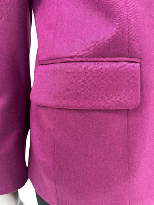 Royal Classic Holland & Sherry Fuchsia Wool Blazer – Medium