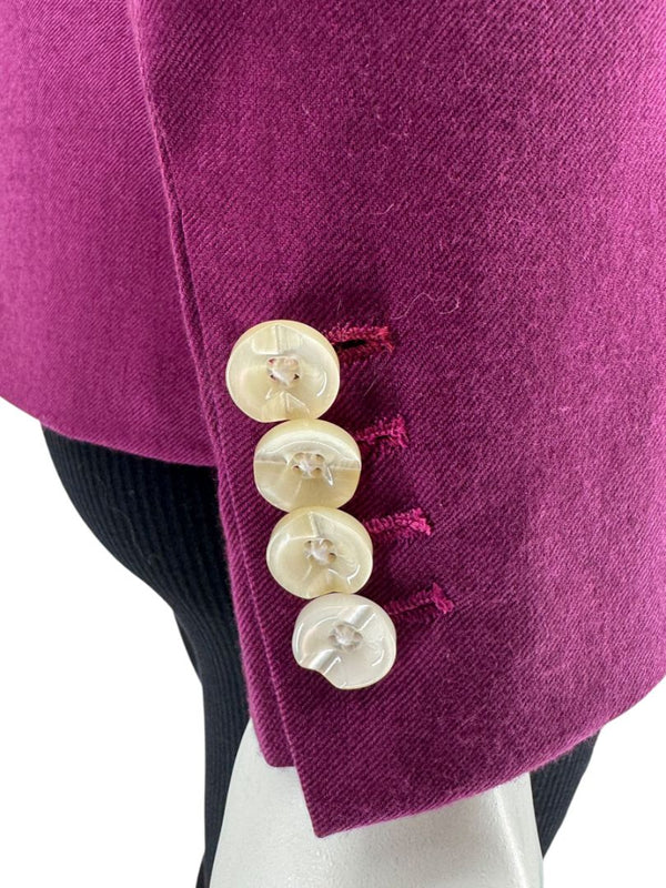 Royal Classic Holland & Sherry Fuchsia Wool Blazer – Medium