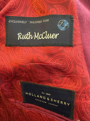 Royal Classic Holland & Sherry Fuchsia Wool Blazer – Medium