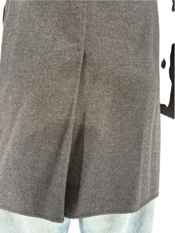 Jil Sander Mens Wool Cashmere Overcoat Charcoal Gray Made Italy Size 50