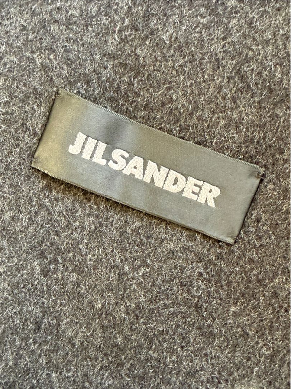 Jil Sander Mens Wool Cashmere Overcoat Charcoal Gray Made Italy Size 50