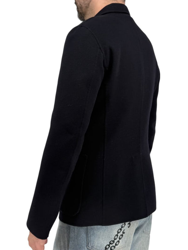 Jil Sander Mens Double Face Cashmere Blazer Jacket Black 3 Button Italy Size 50