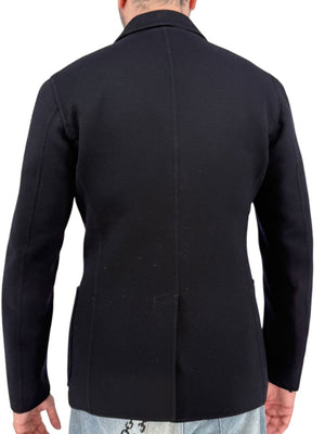 Jil Sander Mens Double Face Cashmere Blazer Jacket Black 3 Button Italy Size 50