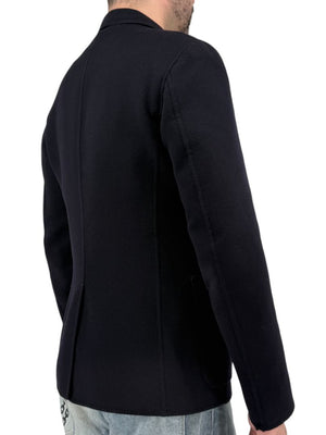 Jil Sander Mens Double Face Cashmere Blazer Jacket Black 3 Button Italy Size 50