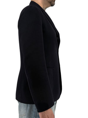 Jil Sander Mens Double Face Cashmere Blazer Jacket Black 3 Button Italy Size 50