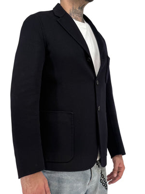 Jil Sander Mens Double Face Cashmere Blazer Jacket Black 3 Button Italy Size 50