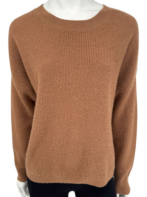 Alice + Olivia Camel Cashmere Crewneck Sweater – Size S/P