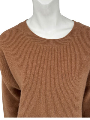 Alice + Olivia Camel Cashmere Crewneck Sweater – Size S/P