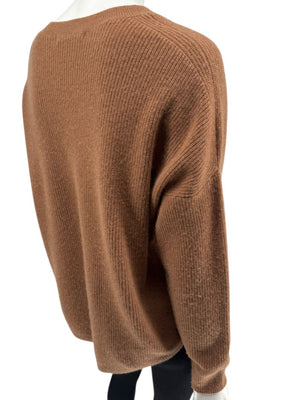 Alice + Olivia Camel Cashmere Crewneck Sweater – Size S/P