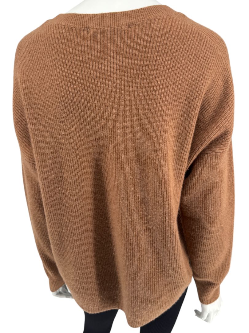 Alice + Olivia Camel Cashmere Crewneck Sweater – Size S/P