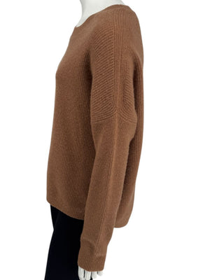 Alice + Olivia Camel Cashmere Crewneck Sweater – Size S/P