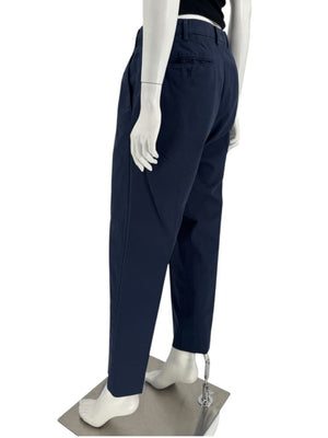 Loro Piana Men's Navy Cotton Stretch Tailored Pants – Size 56IT/US 40