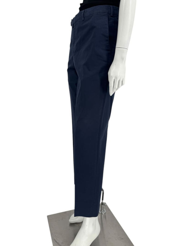Loro Piana Men's Navy Cotton Stretch Tailored Pants – Size 56IT/US 40