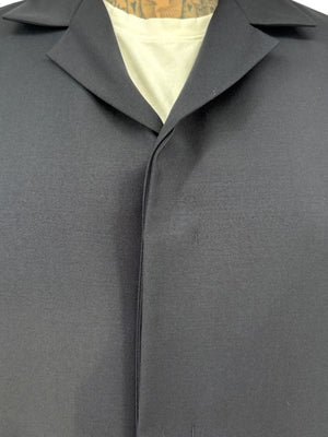 Jil Sander Men's 50 Navy Wool Mohair 4 Button Hidden Closure Sport Jacket Italy