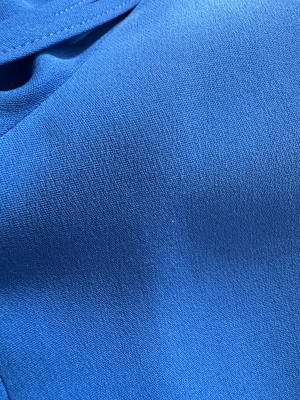 Valentino Blue Silk Drawstring Waist Pants – Size IT 40