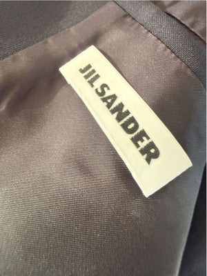 Jil Sander Men's 50 Navy Wool Mohair 4 Button Hidden Closure Sport Jacket Italy