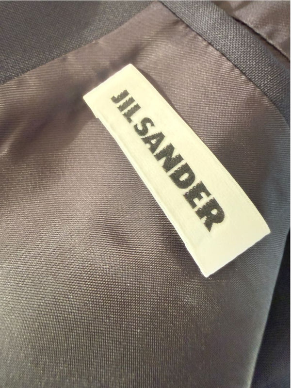 Jil Sander Men's 50 Navy Wool Mohair 4 Button Hidden Closure Sport Jacket Italy