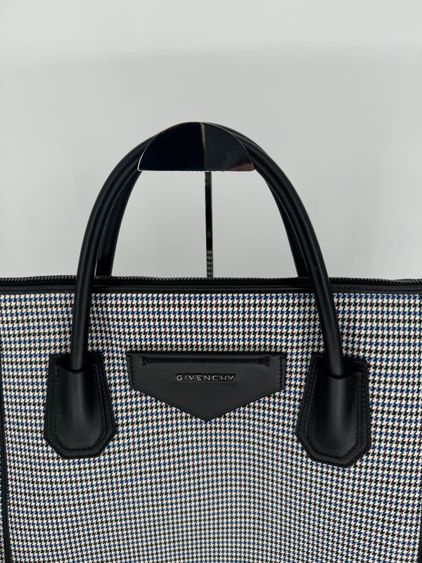 Givenchy Houndstooth Soft Antigona Weekend Tote