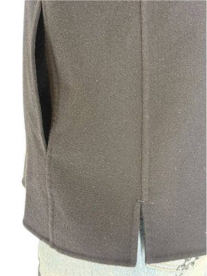 Jil Sander Men's 50 Black 100% Cashmere Double Face 3 Button Jacket Italy