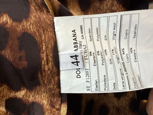 Dolce & Gabbana Black Wool-Silk Blend Tuxedo Blazer & Pants Set – Size IT 44 (US 8)