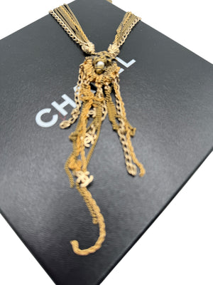 Chanel Lion Head Tassel Necklace with CC Charms – Fall 2011 – 20"