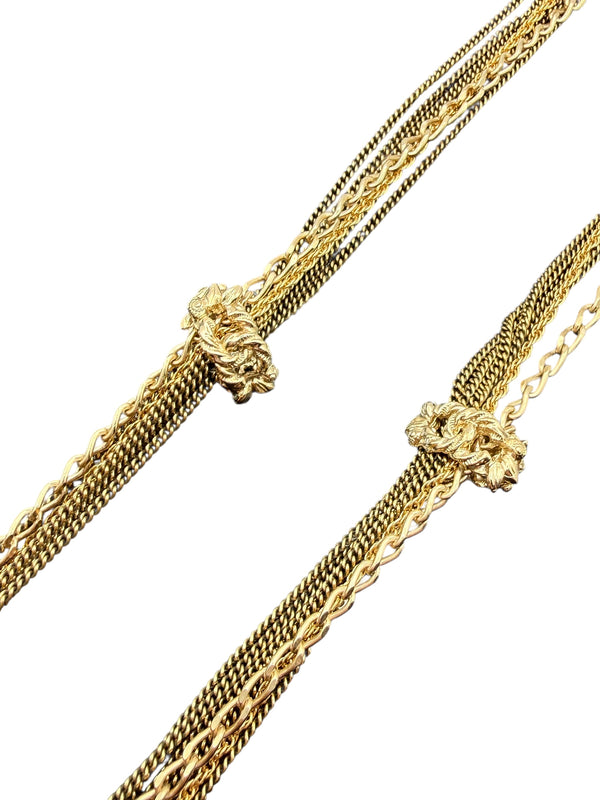 Chanel Lion Head Tassel Necklace with CC Charms – Fall 2011 – 20"