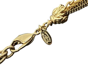 Chanel Lion Head Tassel Necklace with CC Charms – Fall 2011 – 20"