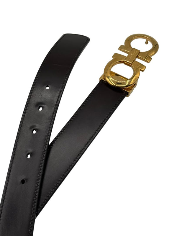 Salvatore Ferragamo Reversible Gancini Leather Belt – Size 38"(L/XL)