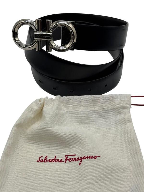 Salvatore Ferragamo Reversible Gancini Leather Belt – Size 38"(L/XL)
