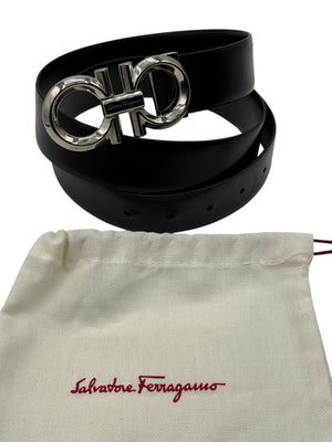 Salvatore Ferragamo Reversible Gancini Leather Belt – Size 38"(L/XL)