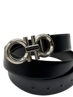 Salvatore Ferragamo Reversible Gancini Leather Belt – Size 38"(L/XL)