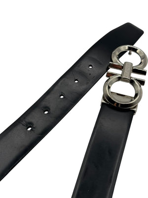 Salvatore Ferragamo Reversible Gancini Leather Belt – Size 38"(L/XL)