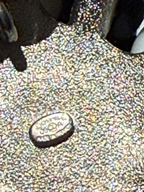 Chanel Haute Couture F/W 2006 Black & Ecru Stone & Crystal CC Logo Statement Necklace – 21.5"