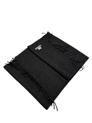 MFH by Carlos Pumayalli Charcoal Baby Alpaca Scarf – Made in Peru