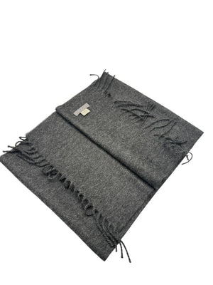 MFH by Carlos Pumayalli Charcoal Baby Alpaca Scarf – Made in Peru