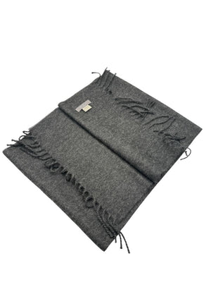 MFH by Carlos Pumayalli Charcoal Baby Alpaca Scarf – Made in Peru