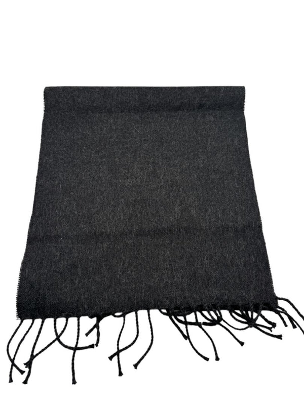 MFH by Carlos Pumayalli Charcoal Baby Alpaca Scarf – Made in Peru
