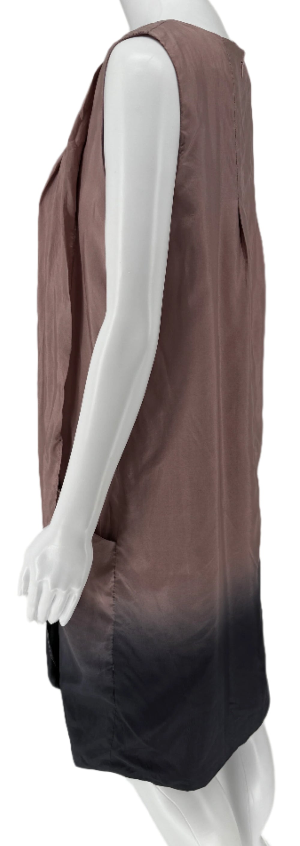 Marni Ombré Draped Silk Dress – Very Good Preowned Condition – 100% Silk