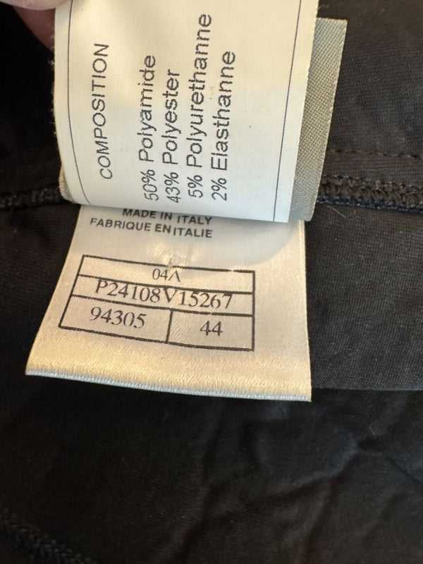 2004 Chanel Sport Technical Zip Jacket with Rubberized CC Shoulder Panels – Size 44